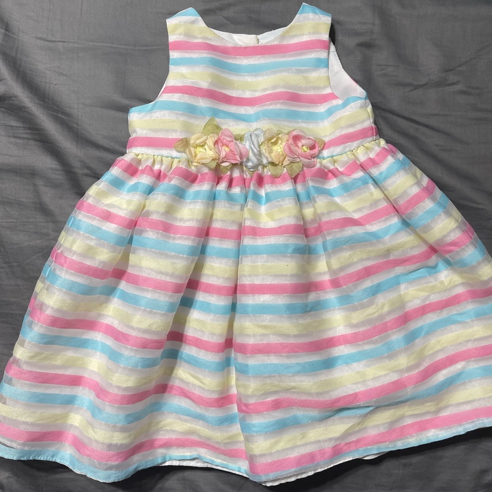 Baby Girl Spring/Summer Sleeveless Dress - Toddler Easter Outfit